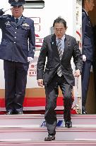 Japan PM Kishida returns from Middle East