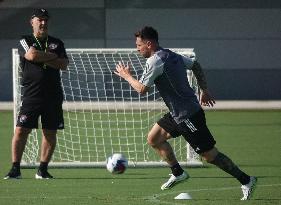 Lionel Messi's First Inter Miami Training Session - Fort Lauderdale