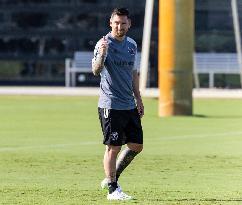 Lionel Messi's First Inter Miami Training Session - Fort Lauderdale