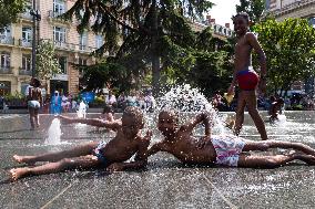 Extreme Heat Scorches South Of France