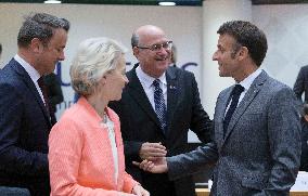 Macron Attends EU-CELAC Summit - Brussels