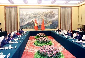 CHINA-BEIJING-ZHAO LEJI-VIETNAM-VFF-PRESIDENT-MEETING (CN)