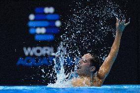 (SP)JAPAN-FUKUOKA-WORLD AQUATICS CHAMPIONSHIPS-ARTISTIC SWIMMING-MEN-FINAL