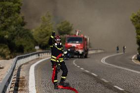GREECE-ATHENS-WILDFIRES