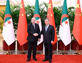 CHINA-BEIJING-LI QIANG-ALGERIAN PRESIDENT-MEETING (CN)