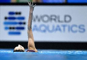 (SP)JAPAN-FUKUOKA-WORLD AQUATICS CHAMPIONSHIPS-ARTISTIC SWIMMING-WOMEN-FINAL