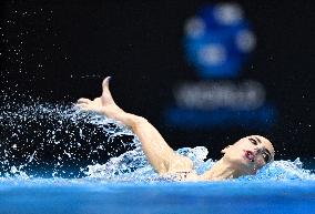 (SP)JAPAN-FUKUOKA-WORLD AQUATICS CHAMPIONSHIPS-ARTISTIC SWIMMING-WOMEN-FINAL