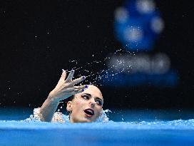 (SP)JAPAN-FUKUOKA-WORLD AQUATICS CHAMPIONSHIPS-ARTISTIC SWIMMING-WOMEN-FINAL