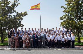 King Receives The Participants Of The 28th UFV Becas Europa Program - Madrid
