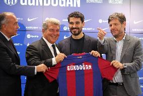 Presentation Of Ilkay Gundogan As A New FC Barcelona Player