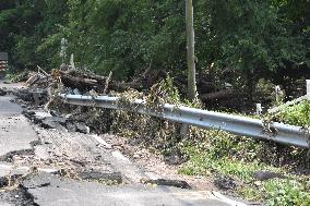 Severe Weather And Extreme Flooding Causes Fatalities In Bucks County, Pennsylvania