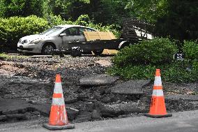 Severe Weather And Extreme Flooding Causes Fatalities In Bucks County, Pennsylvania