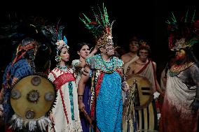 Epic Opera Cuitlahuatzin Premieres At The Palacio De Bellas Artes, Mexico City, Mexico