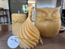 Beeswax Candle Production