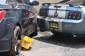 Flash Flooding Destroys Homes, Submerges Cars And Prompts Water Rescues In New Brunswick, New Jersey