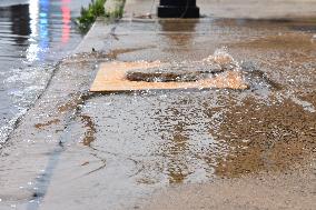 Flash Flooding Destroys Homes, Submerges Cars And Prompts Water Rescues In New Brunswick, New Jersey