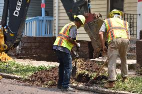 Flash Flooding Destroys Homes, Submerges Cars And Prompts Water Rescues In New Brunswick, New Jersey