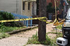 Flash Flooding Destroys Homes, Submerges Cars And Prompts Water Rescues In New Brunswick, New Jersey