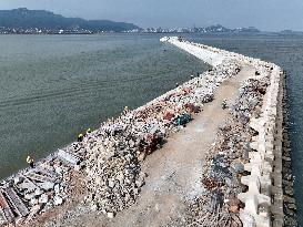 Liandao National Central Fishing Port Construction in Lianyungang, China