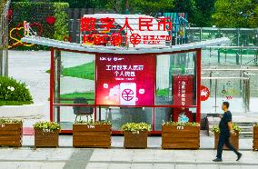 The First E-CNY Experience Cabin in Taizhou, China
