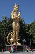 Giant Hanuman Statue In Canada