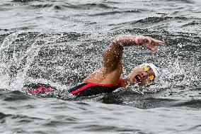 (SP)JAPAN-FUKUOKA-WORLD AQUATICS CHAMPIONSHIPS-OPEN WATER-MIXED 4X1500M