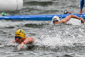 (SP)JAPAN-FUKUOKA-WORLD AQUATICS CHAMPIONSHIPS-OPEN WATER-MIXED 4X1500M