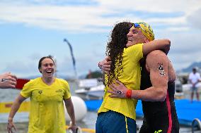 (SP)JAPAN-FUKUOKA-WORLD AQUATICS CHAMPIONSHIPS-OPEN WATER-MIXED 4X1500M