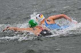 (SP)JAPAN-FUKUOKA-WORLD AQUATICS CHAMPIONSHIPS-OPEN WATER-MIXED 4X1500M