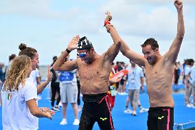 (SP)JAPAN-FUKUOKA-WORLD AQUATICS CHAMPIONSHIPS-OPEN WATER-MIXED 4X1500M