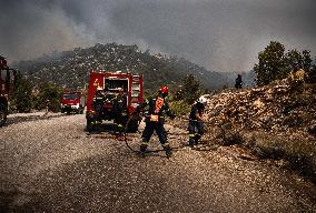 Wildfires Ravage Greece