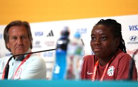 (SP)AUSTRALIA-MELBOURNE-2023 FIFA WOMEN'S WORLD CUP-GROUP B-NIGERIA-PRESS CONFERENCE