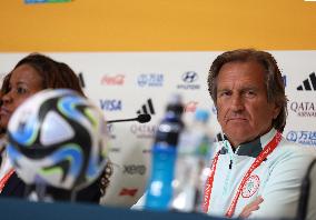 (SP)AUSTRALIA-MELBOURNE-2023 FIFA WOMEN'S WORLD CUP-GROUP B-NIGERIA-PRESS CONFERENCE