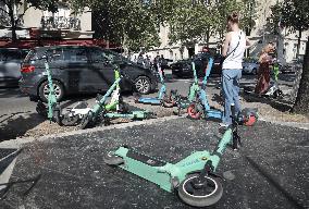 E-scooters in Paris