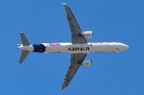 Airbus A321NEO XLR During A Flying Display At Paris Air Show 2023