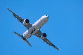 Airbus A321NEO XLR During A Flying Display At Paris Air Show 2023