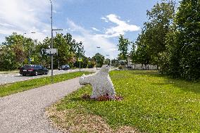 Limestone sculpture