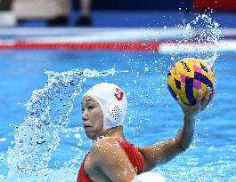 (SP)JAPAN-FUKUOKA-WORLD AQUATICS CHAMPIONSHIPS-WATER POLO-WOMEN-PRELIMINARY-CHN VS AUS