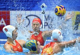 (SP)JAPAN-FUKUOKA-WORLD AQUATICS CHAMPIONSHIPS-WATER POLO-WOMEN-PRELIMINARY-CHN VS AUS