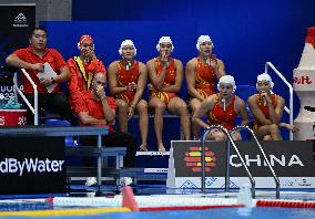 (SP)JAPAN-FUKUOKA-WORLD AQUATICS CHAMPIONSHIPS-WATER POLO-WOMEN-PRELIMINARY-CHN VS AUS