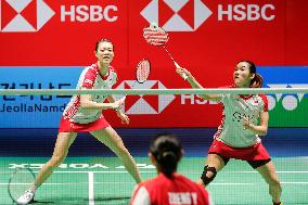 (SP)SOUTH KOREA-YEOSU-BADMINTON-KOREA OPEN-WOMEN'S DOUBLES