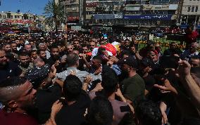 MIDEAST-NABLUS-FUNERAL