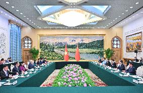 CHINA-BEIJING-WANG HUNING-VFF-MEETING (CN)