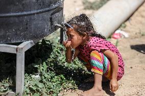 Heatwave In Gaza, Palestine