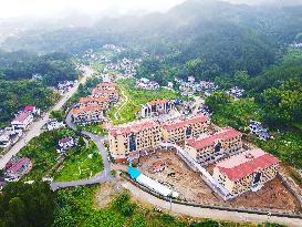 The Elderly Care Service Center Under Construction in Rural