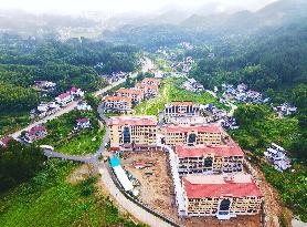 The Elderly Care Service Center Under Construction in Rural