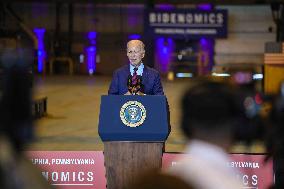 Biden Delivers Remarks On His Economic Agenda - Philadelphia