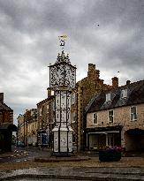 Clock Tower At Downham Market In Norfolk