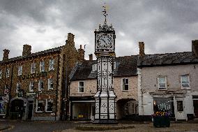 Clock Tower At Downham Market In Norfolk