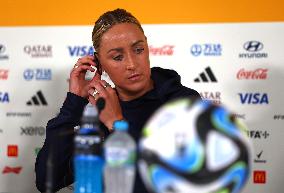 (SP)AUSTRALIA-PERTH-2023 FIFA WOMEN'S WORLD CUP-GROUP D-DENMARK-PRESS CONFERENCE